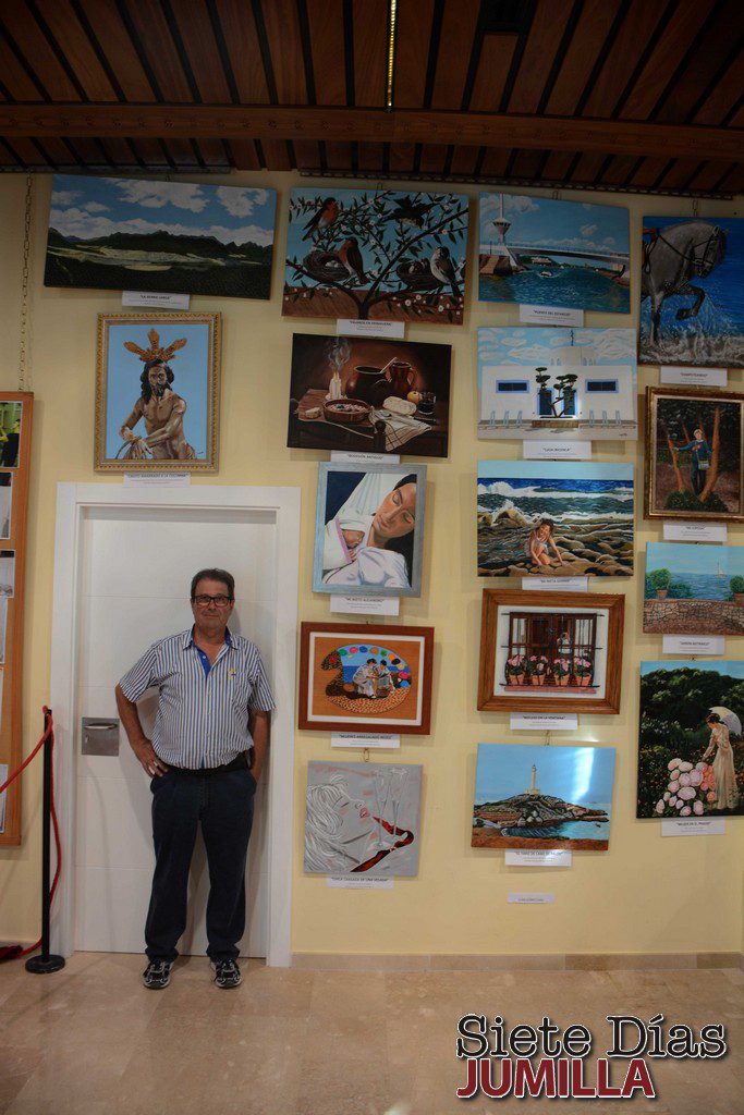 Juan Gómez expone su obra pictórica en Campos del Río