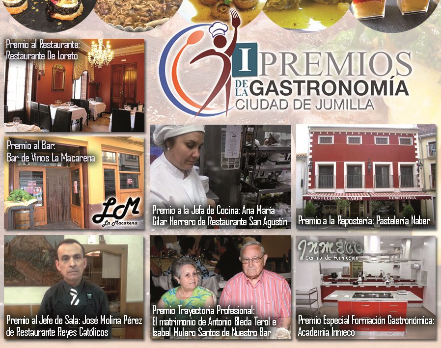 Los I Premios de la Gastronomía de Jumilla ya tienen nombre y apellidos