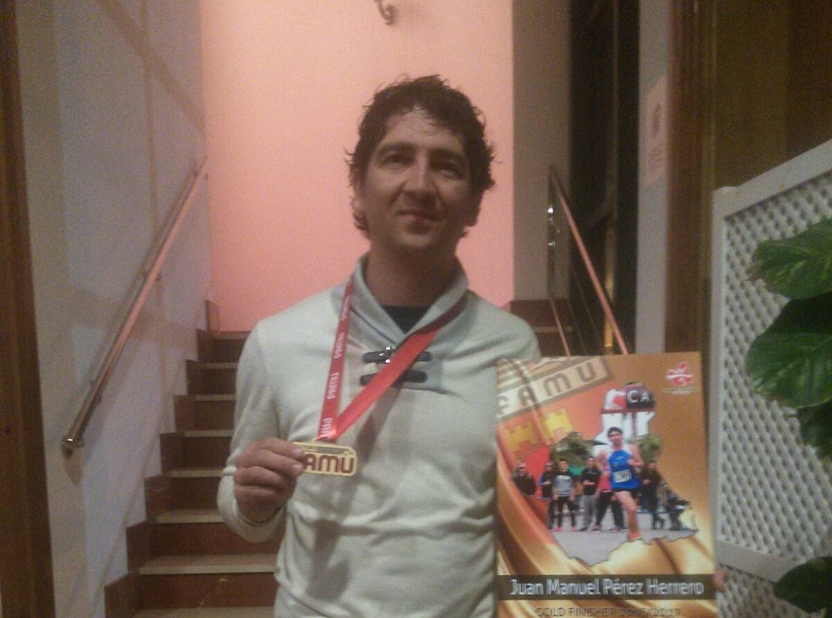 Juan Manuel Pérez ya es Gold Finisher