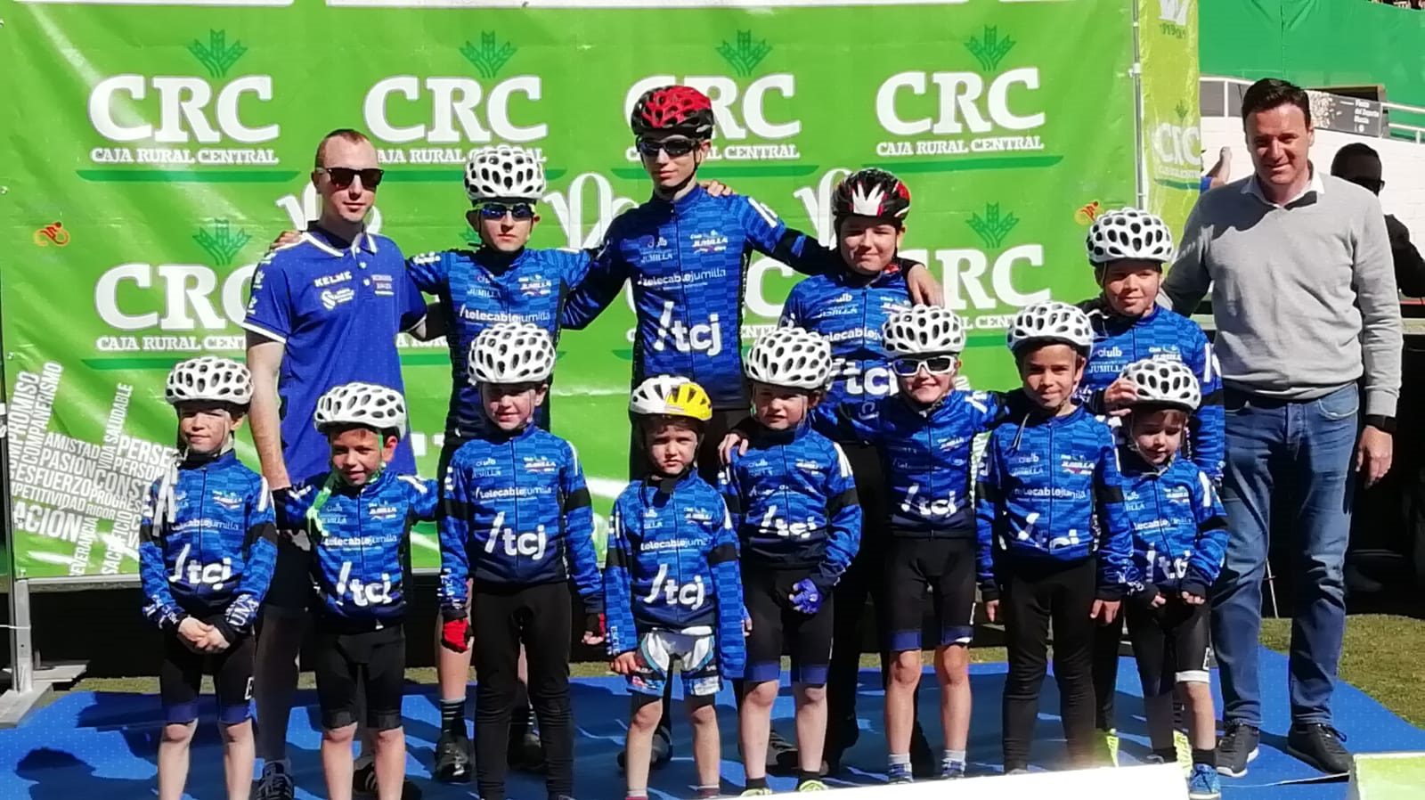 La Escuela de Ciclismo Jumilla se viste de largo en la 4ª Fiesta del Deporte de Murcia