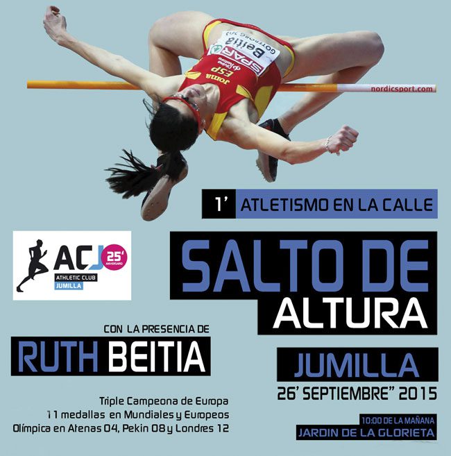 Ruth Beitia estará en la localidad durante todo el fin de semana