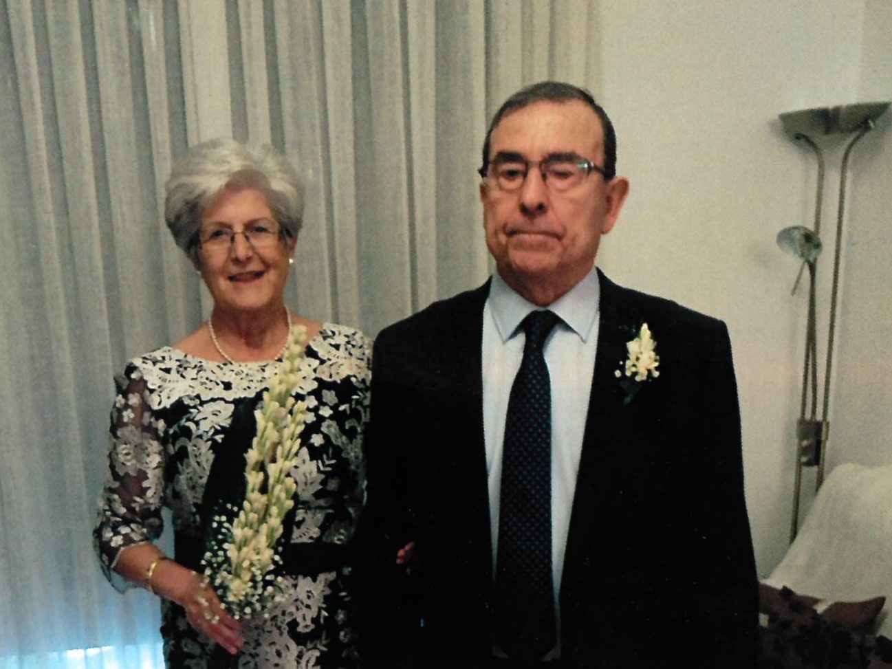Jacinta Lozano y Manuel Martínez han celebrado sus bodas de oro