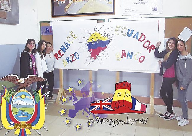 El IES Arzobispo Lozano desarrolla iniciativas para ayudar a Ecuador y a los refugiados sirios
