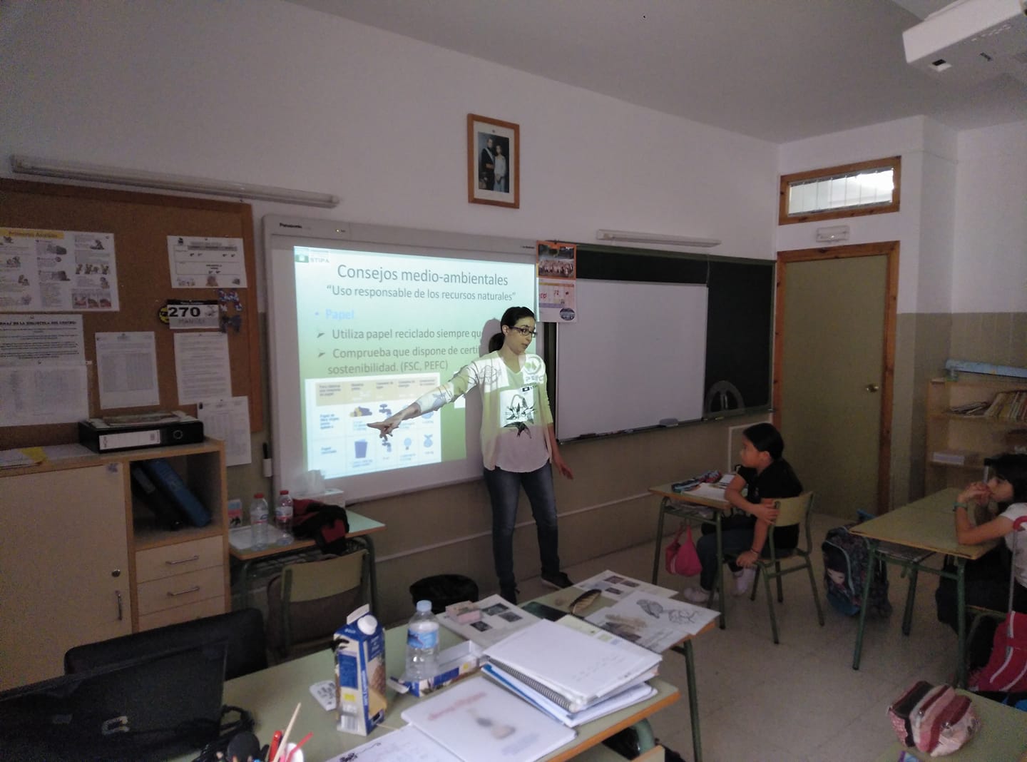Stipa concluye las charlas con los escolares sobre Medio Ambiente