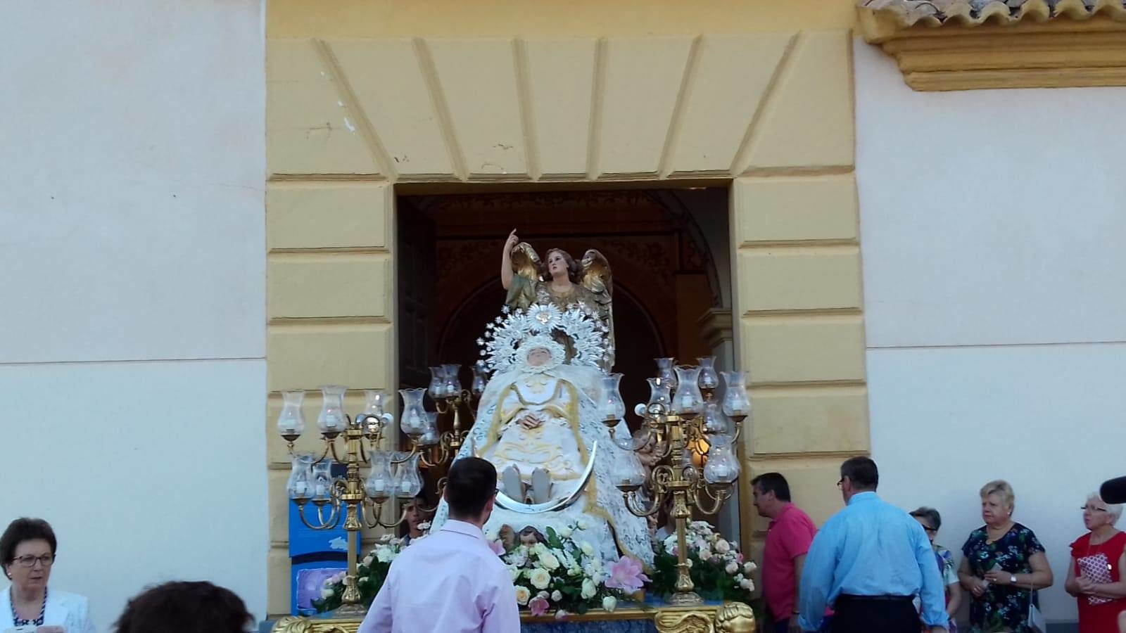 Este domingo será el traslado de la imagen de la Patrona desde San Agustín hasta la parroquia de El Salvador