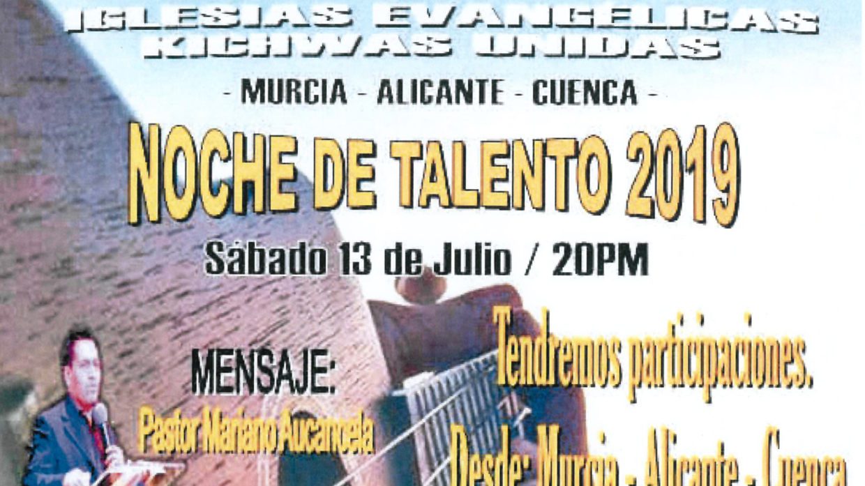 La ‘Noche de Talento 2019’ tendrá lugar en el Mercado de Abastos y estará organizada por la Iglesia Evangelista local