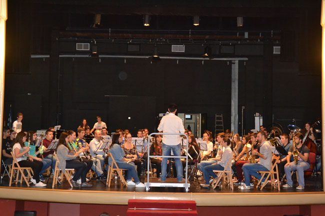 Jumilla acogió los ensayos de la banda de la Federación de la Región de Murcia
