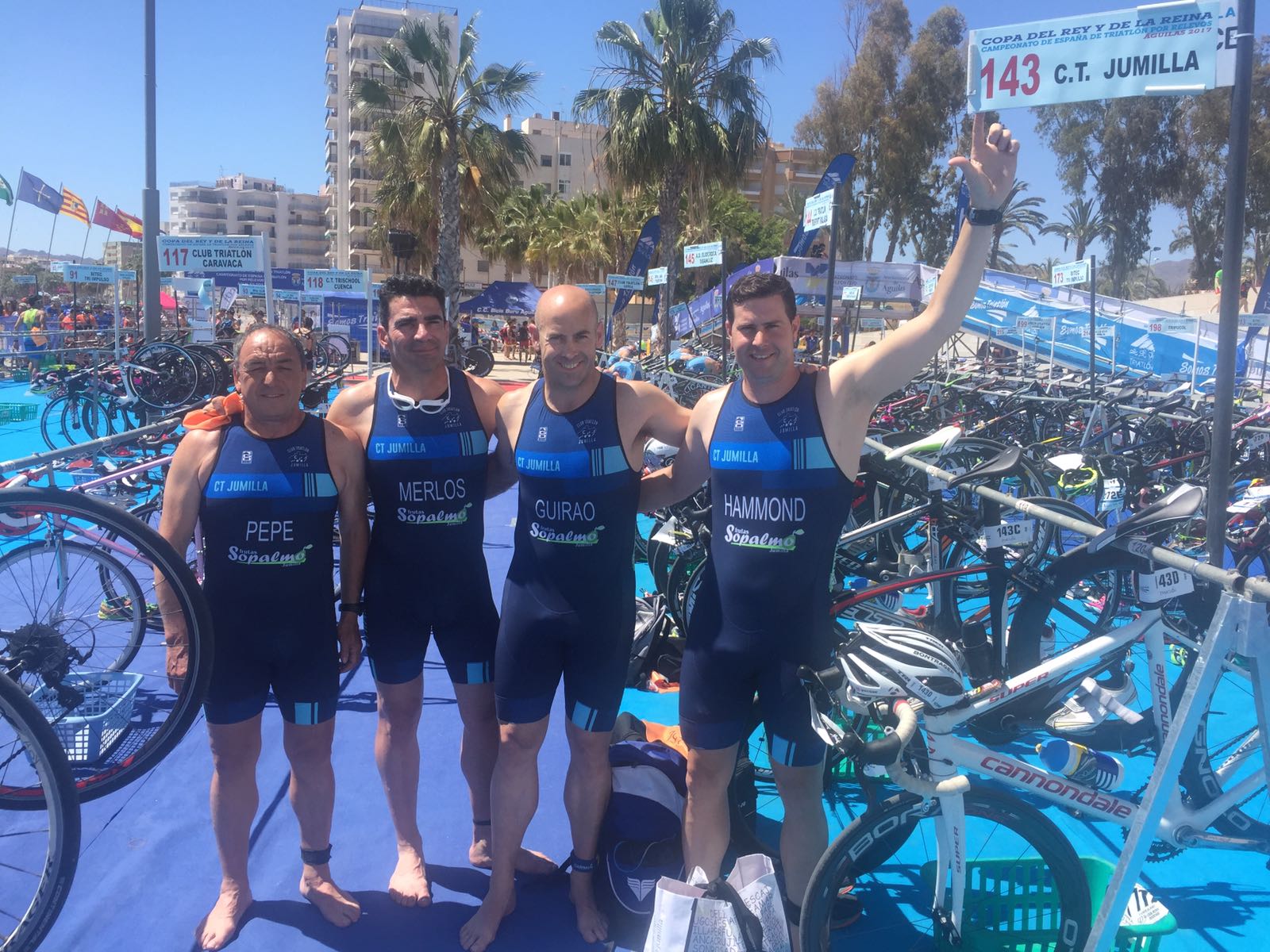 El Club Triatlón Jumilla participó en la Copa del Rey de Águilas