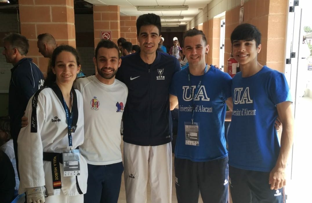 El jumillano Juan Tomás, en el Campeonato de Taekwondo Universitario