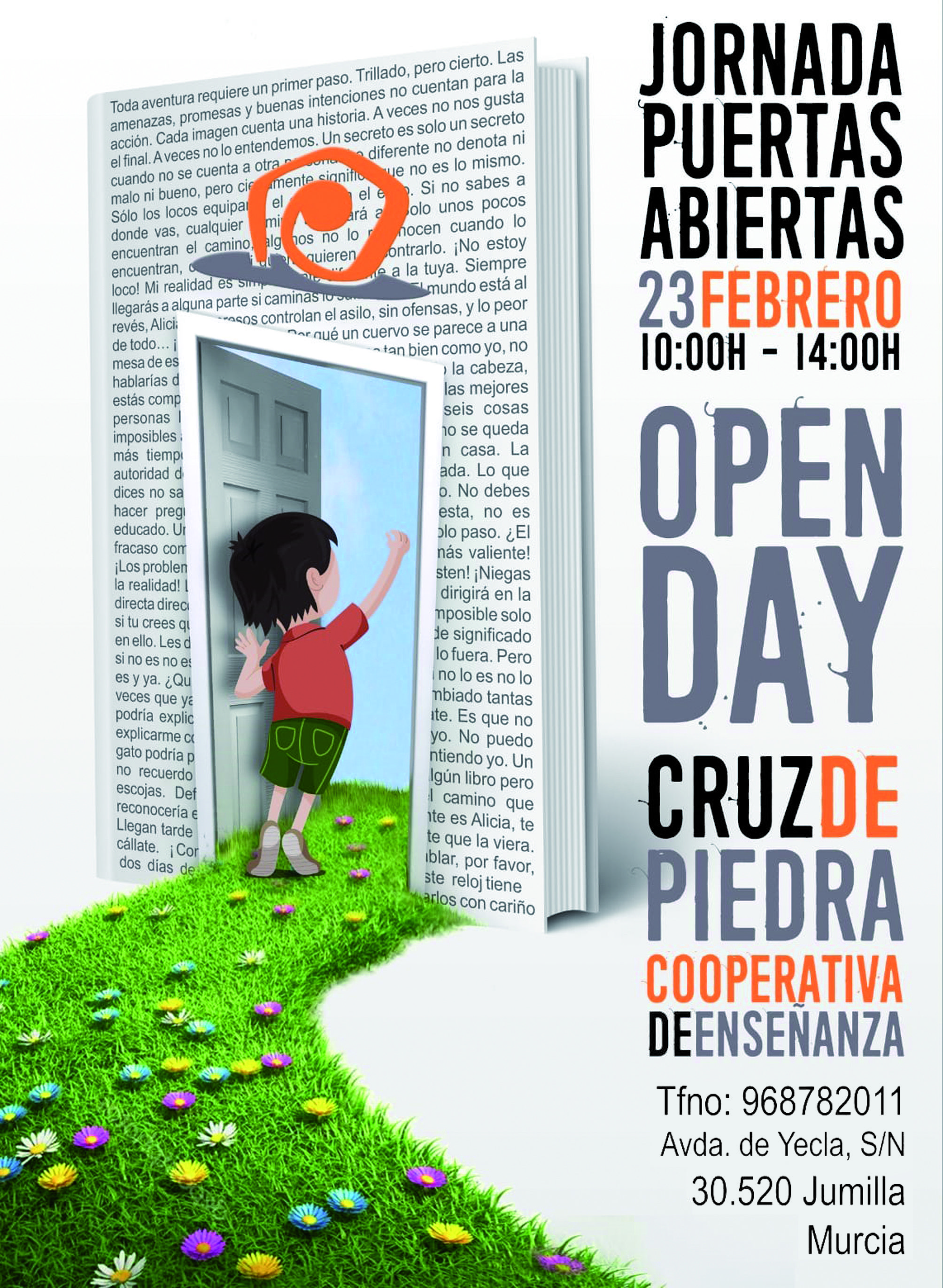 El Colegio Cruz de Piedra celebra este sábado una jornada de puertas abiertas
