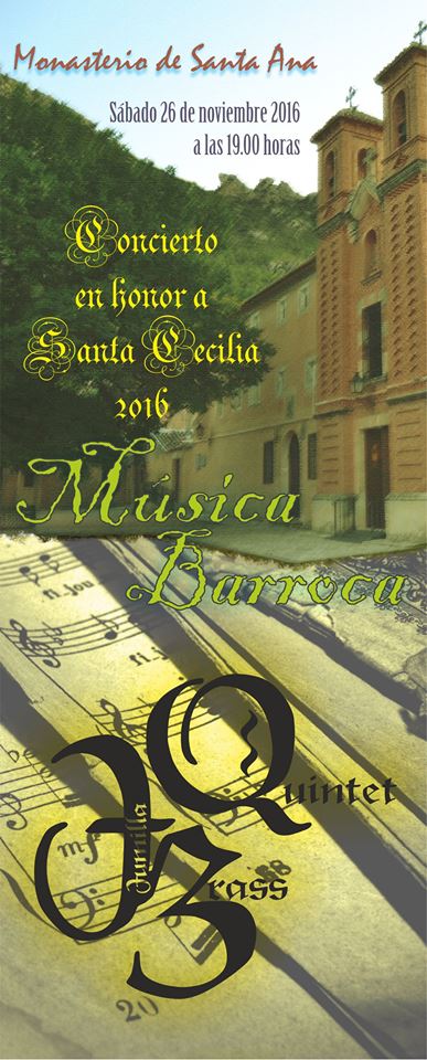Jumilla Brass Quintet va a homenajear a Santa Cecilia con un concierto barroco
