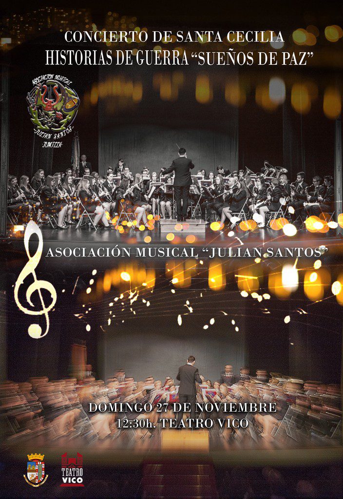 La Asociación Musical Julián Santos ofrece un concierto por Santa Cecilia