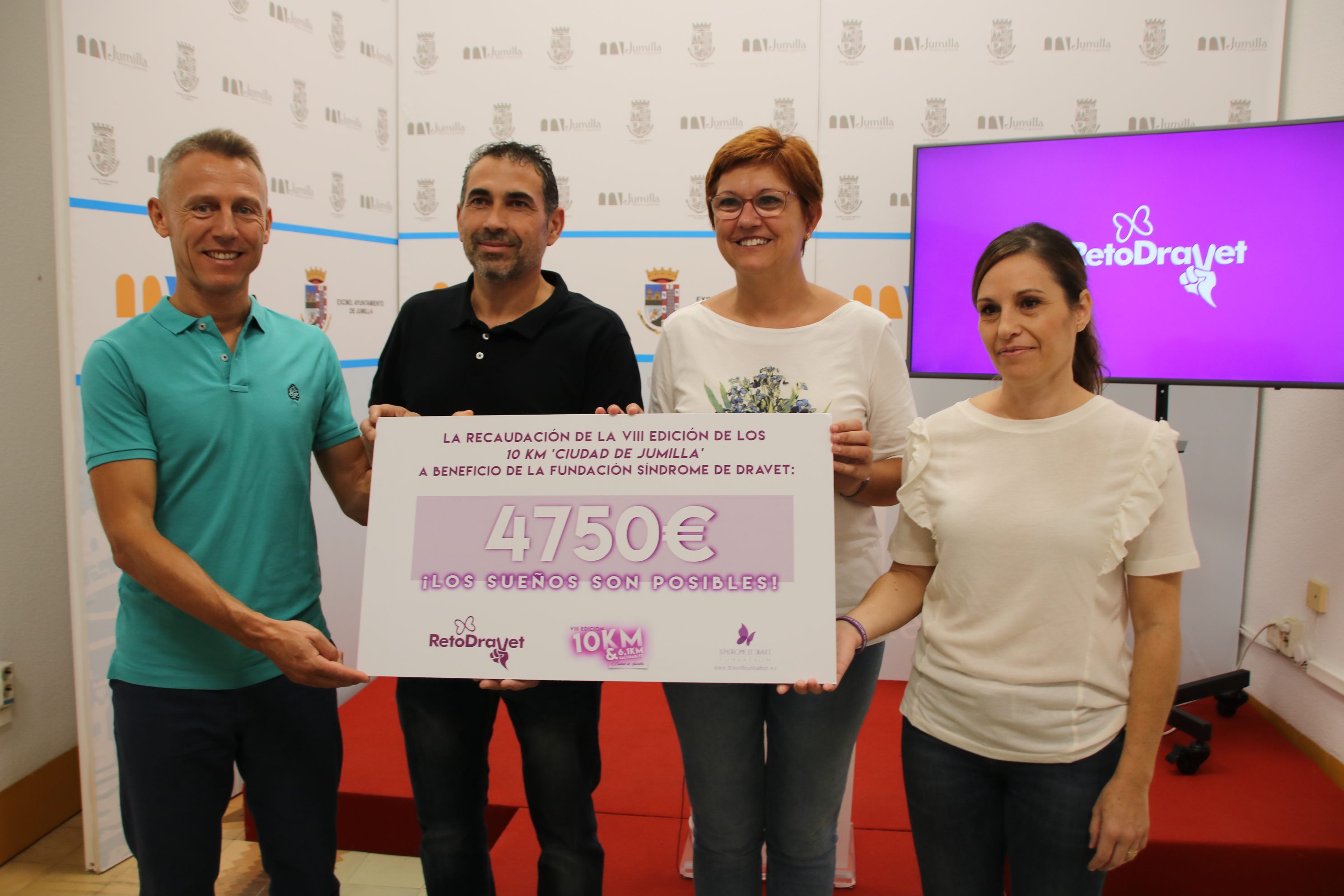 La Fundación Síndrome de Dravet ya tiene su cheque de 4.750 euros