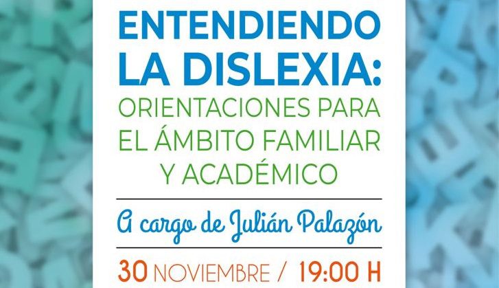 El sábado va a tener lugar una charla para entender la dislexia