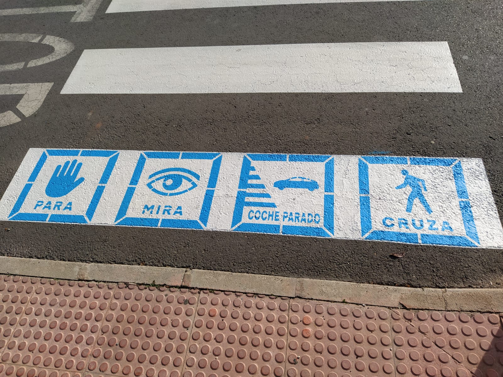 Ciudadanos va a solicitar la instalación de pictogramas en los pasos de peatones de los centros escolares