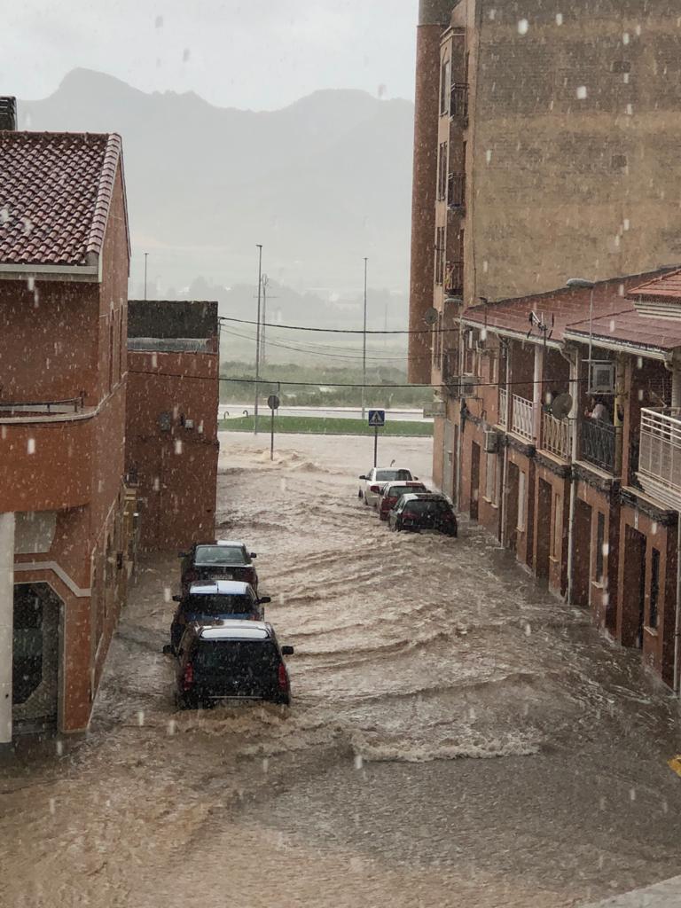 Hasta 60 litros de lluvia cayeron el domingo en alguna zona del término municipal de Jumilla