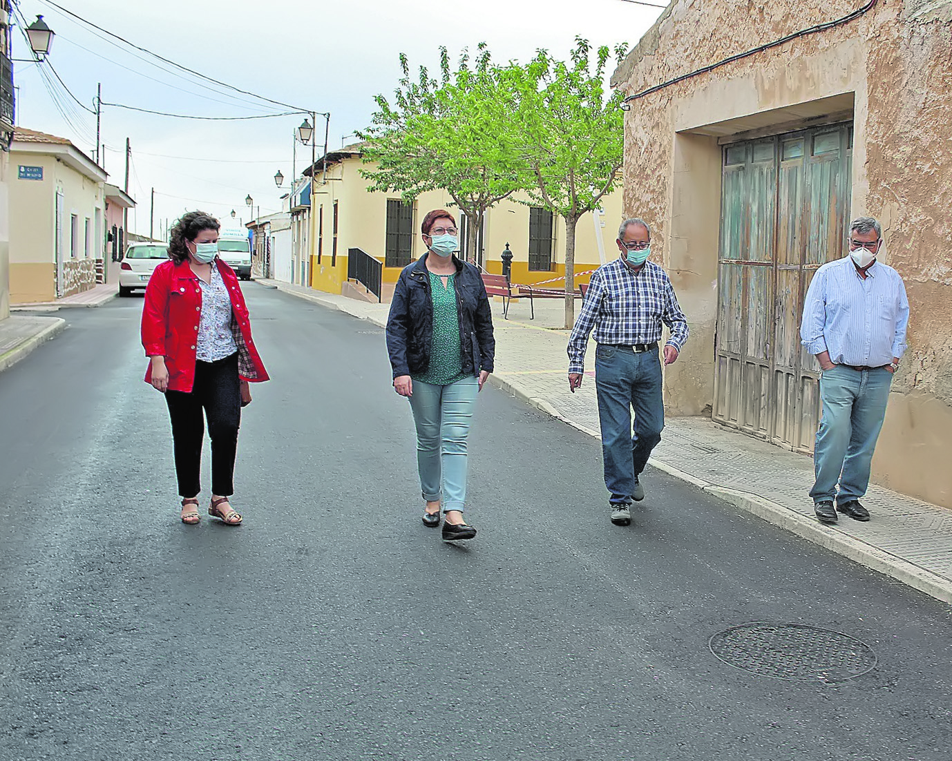 Concluye el asfaltado en un tramo de la avenida de Reyes Católicos