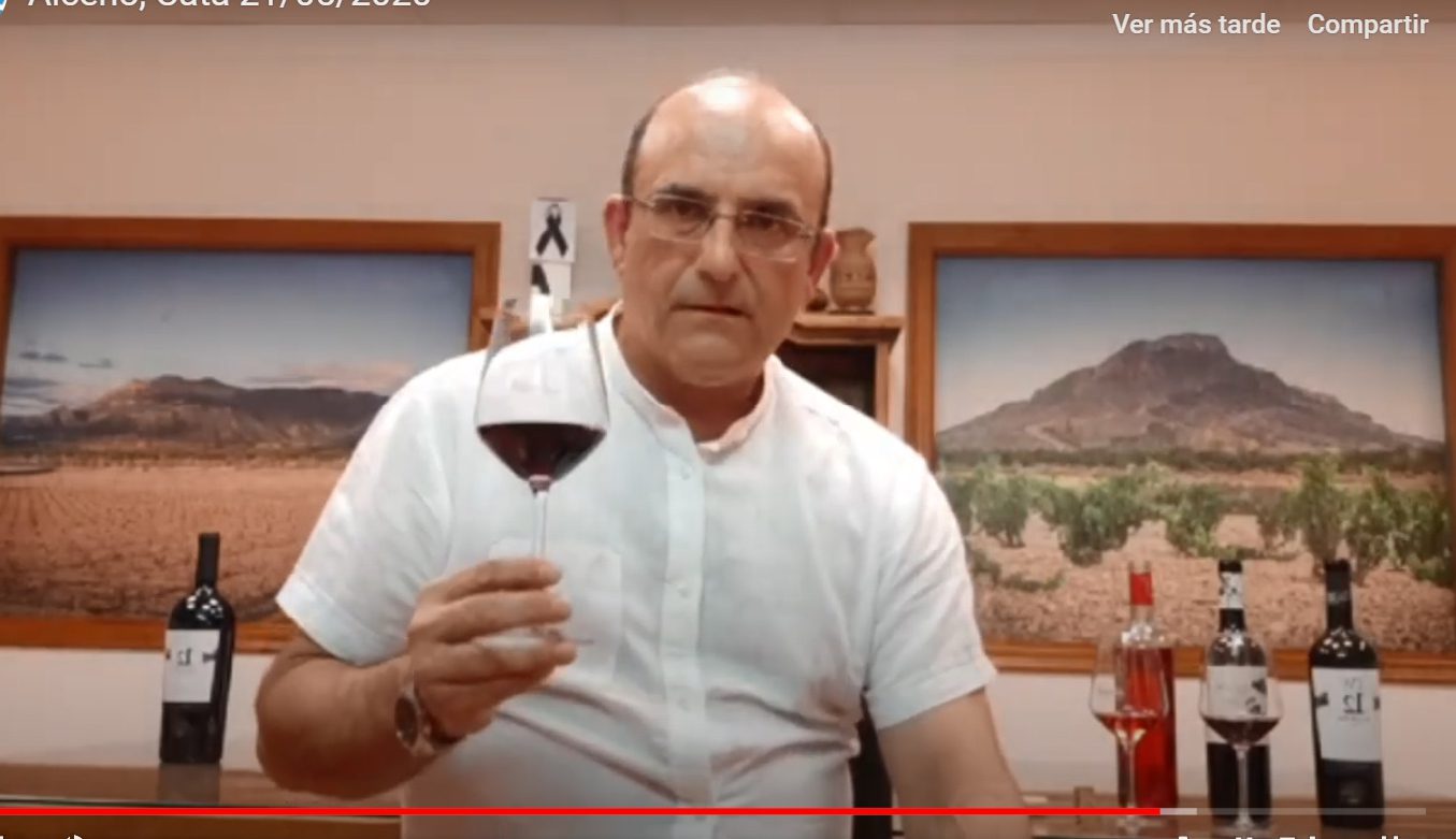 Bodegas Alceño lleva a cabo su tercera video cata con sus vinos rosado, tinto ecológico y 12 meses
