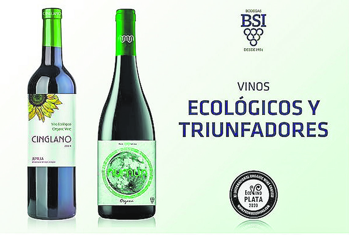 Los vinos ecológicos de  BSI Ecovinos de Plata 2020
