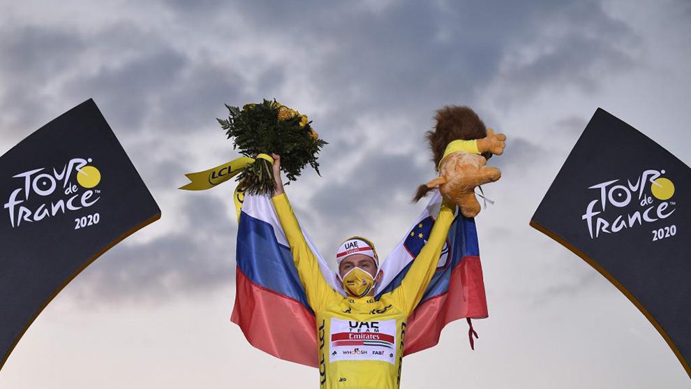 Pogacar, de tan solo 21 años, el campeón más joven de la historia del Tour de Francia (Antonio Toral)