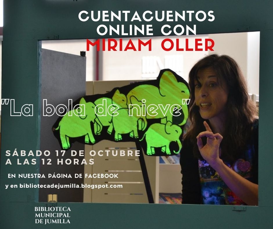 La cuenta cuentos Miriam Oller estará el sábado online
