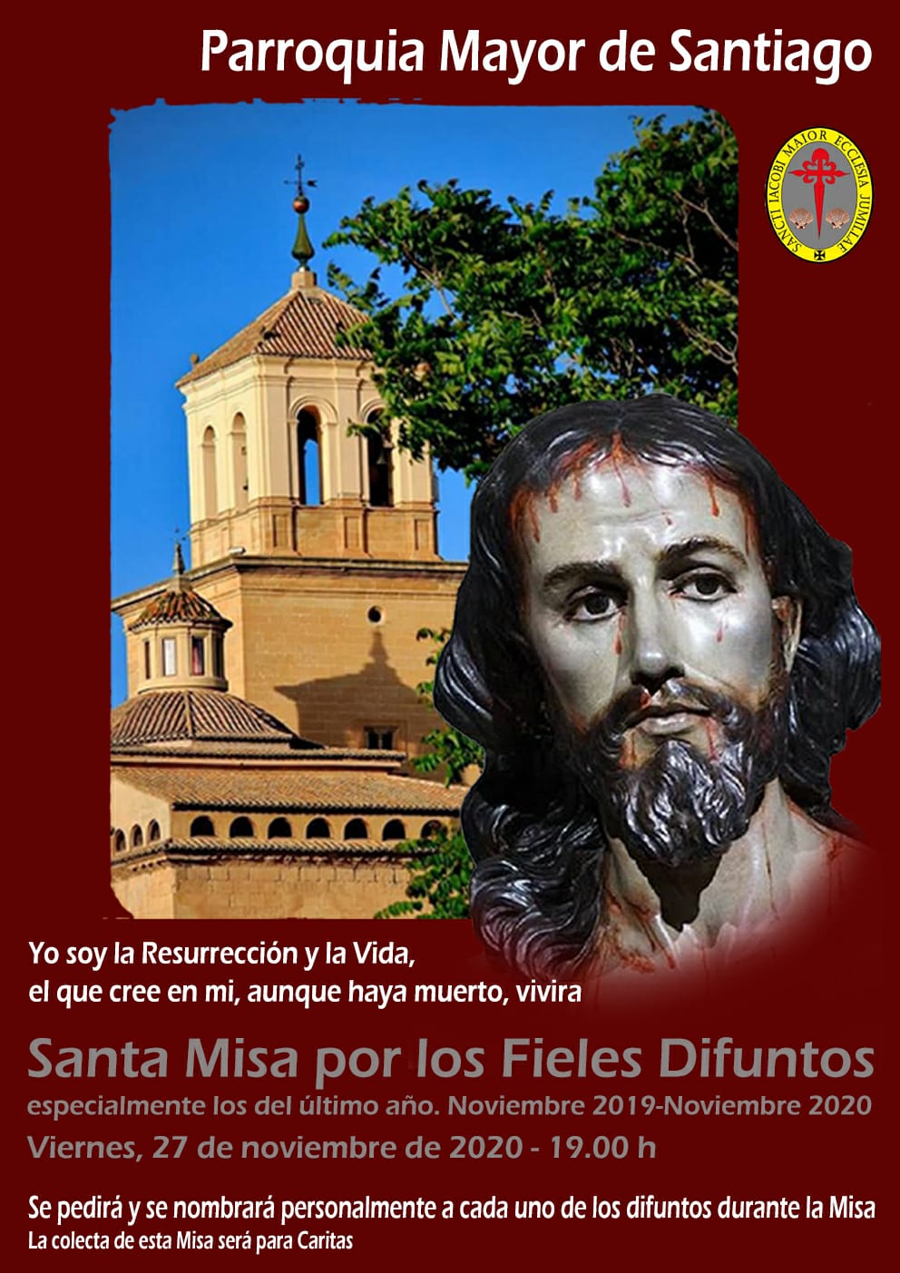Este tarde en Santiago se oficiará una misa por los fieles difuntos