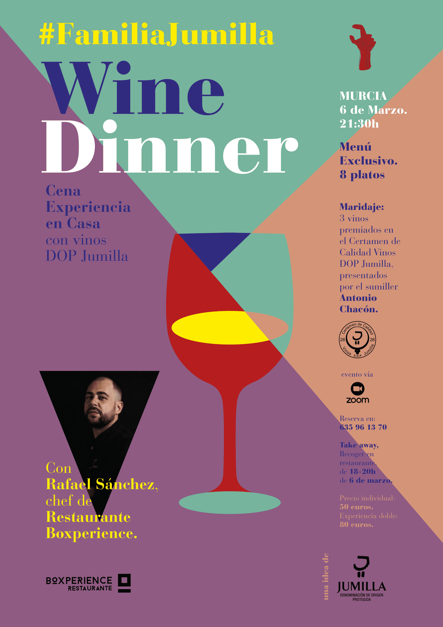 Arranca ‘Familia Jumilla Wine Dinners’, unas cenas virtuales que pone en marcha la DOP