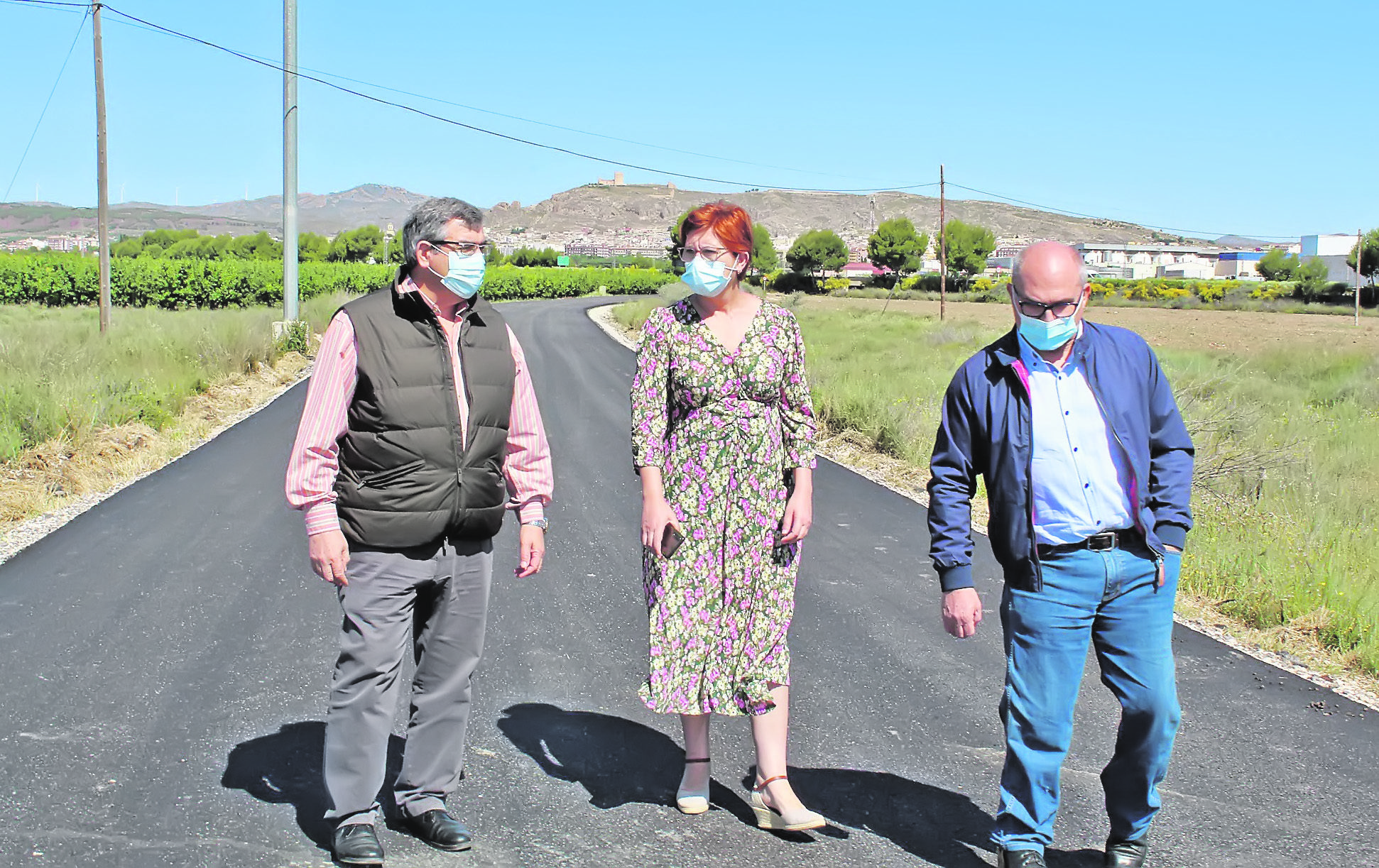 Terminan las obras de asfaltado de los caminos de Murcia y El Prado
