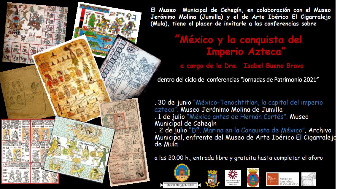 El Museo Jerónimo Molina acoge mañana la conferencia «México-Tenochtitlan, la capital del imperio azteca»