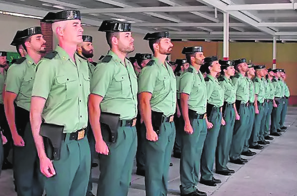 Jumilla incorpora a su cuartel cinco nuevos agentes de la Guardia Civil