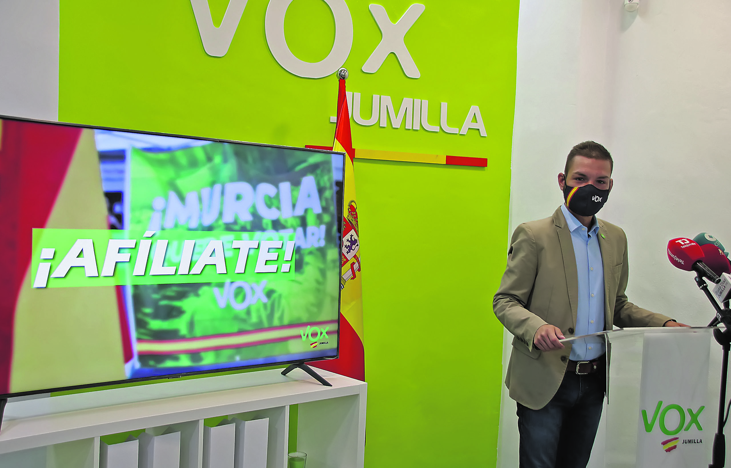 Vox lanza la campaña “La recuperación de Jumilla ha comenzado” para atraer afiliados