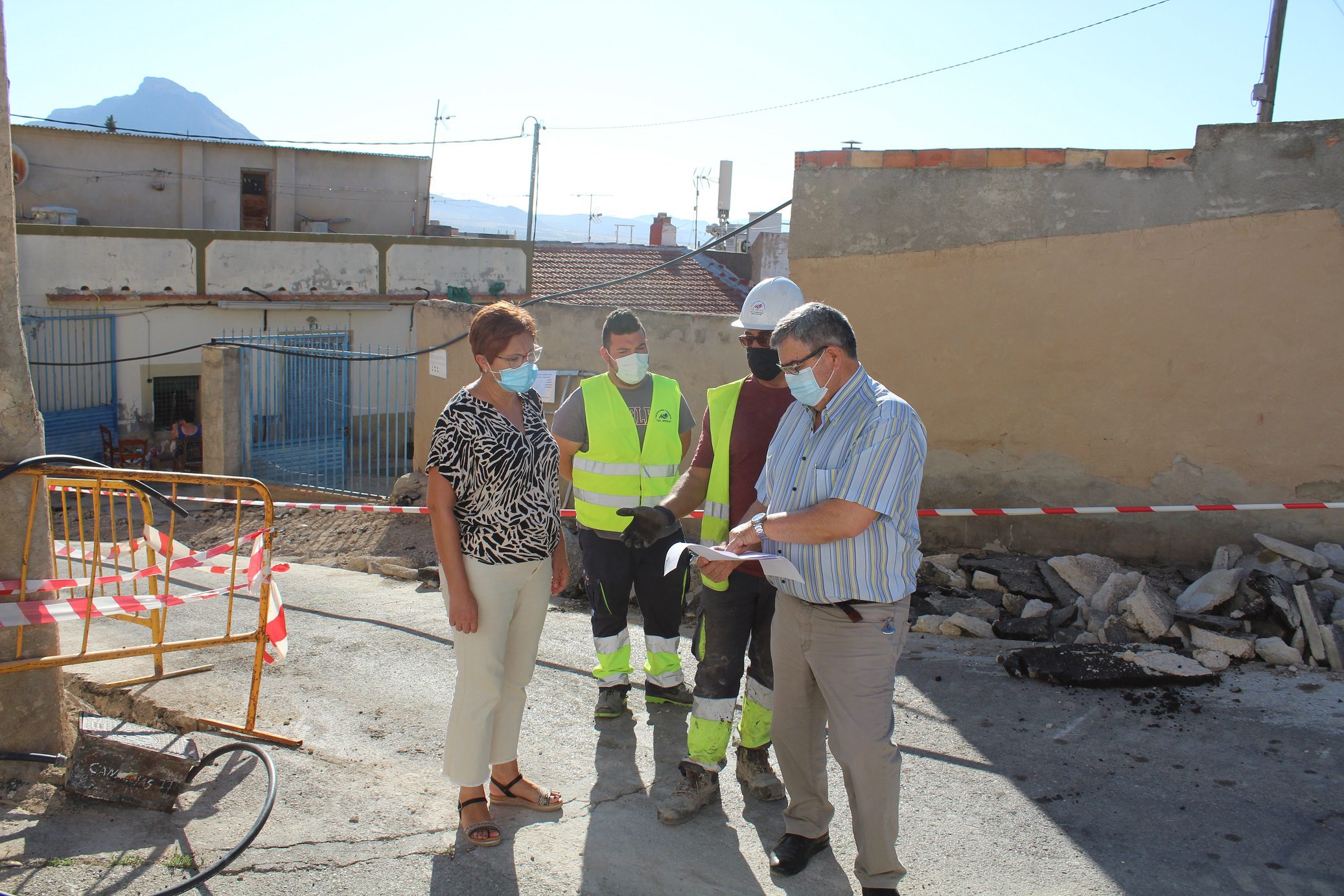 Comienzan las obras de mejora en la calle Diego Abellán