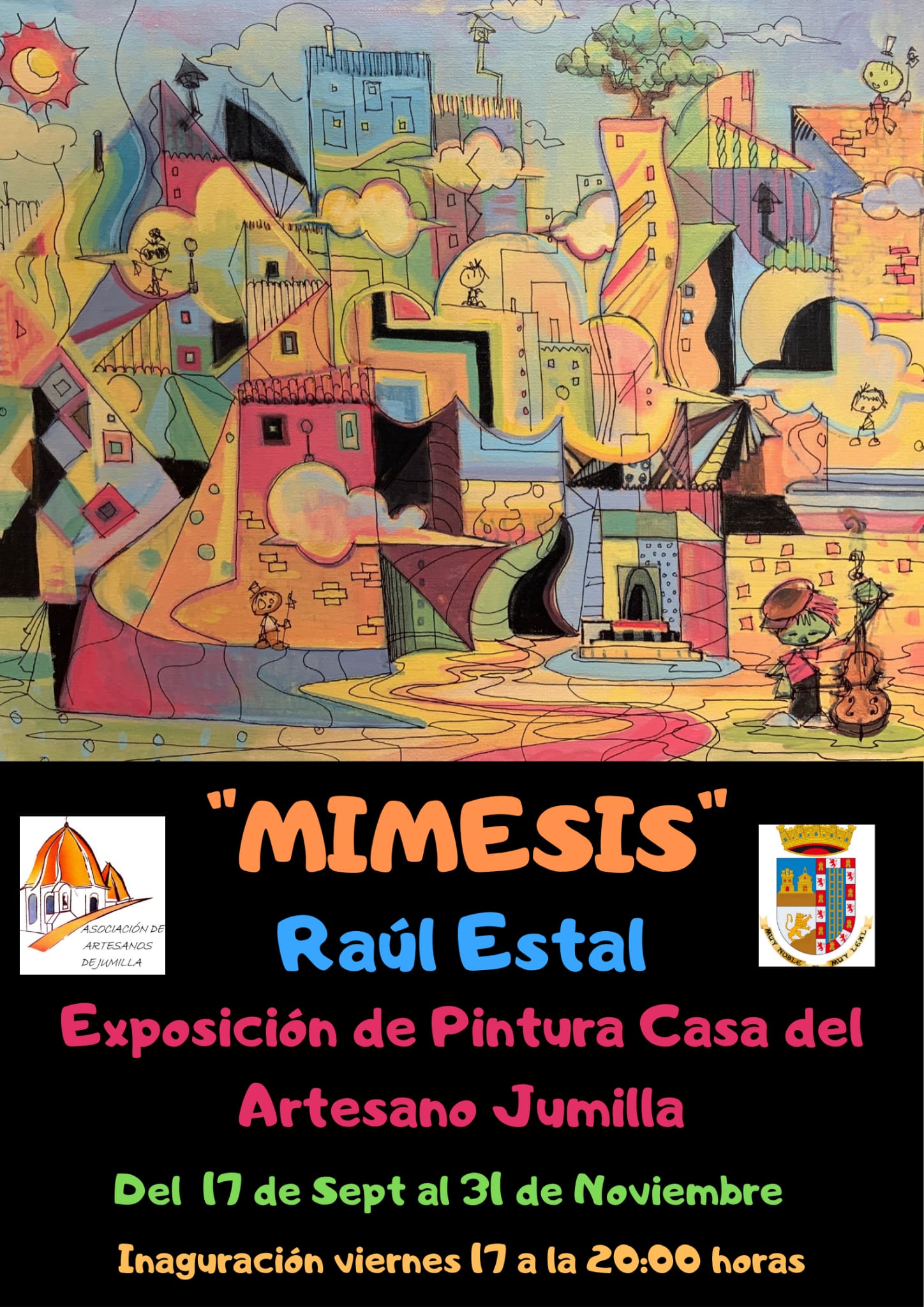 La Casa del Artesano acoge desde mañana una exposición de pintura de Raúl Estal