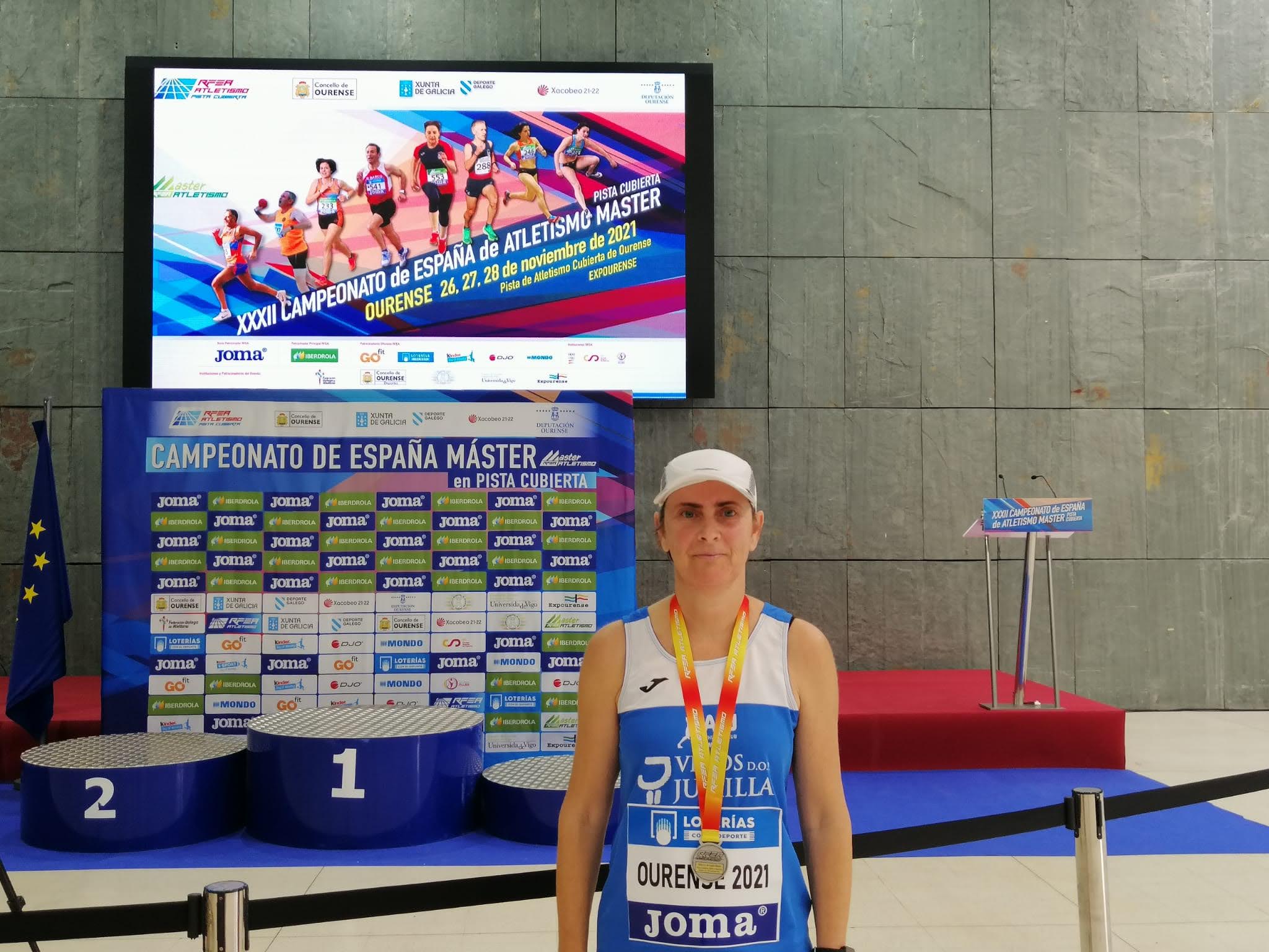 Escoda se trae la plata del Campeonato de España Master de Pista Cubierta