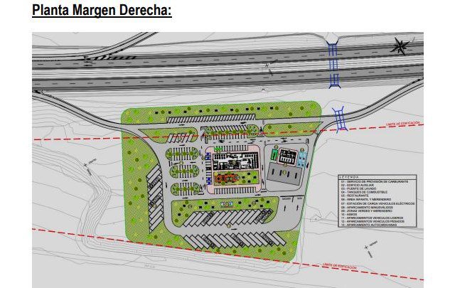 El ministerio de Transportes proyecta dos áreas de servicio para la A-33