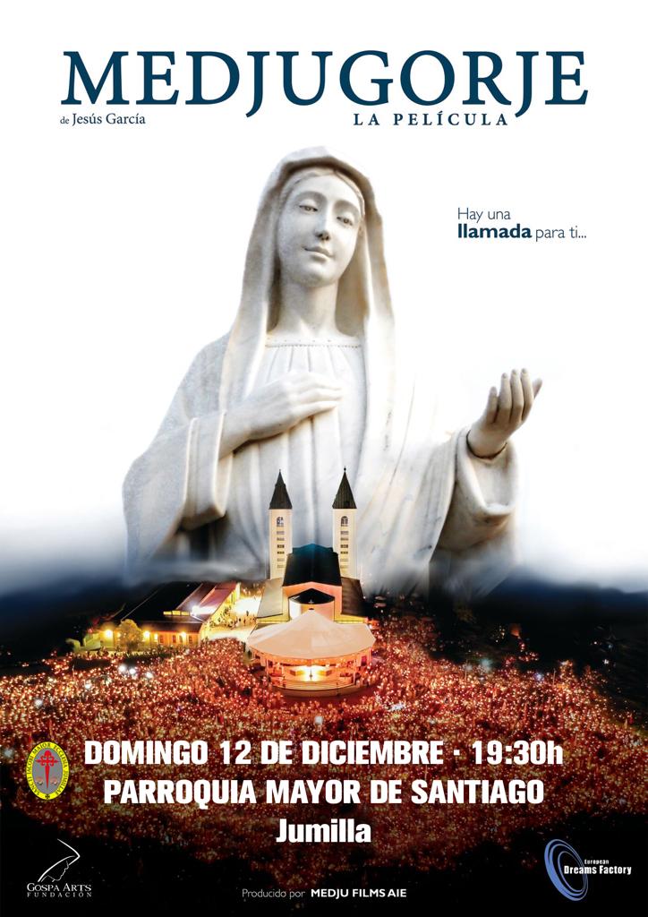 En la iglesia de Santiago se proyecta el domingo «Medjugorje»