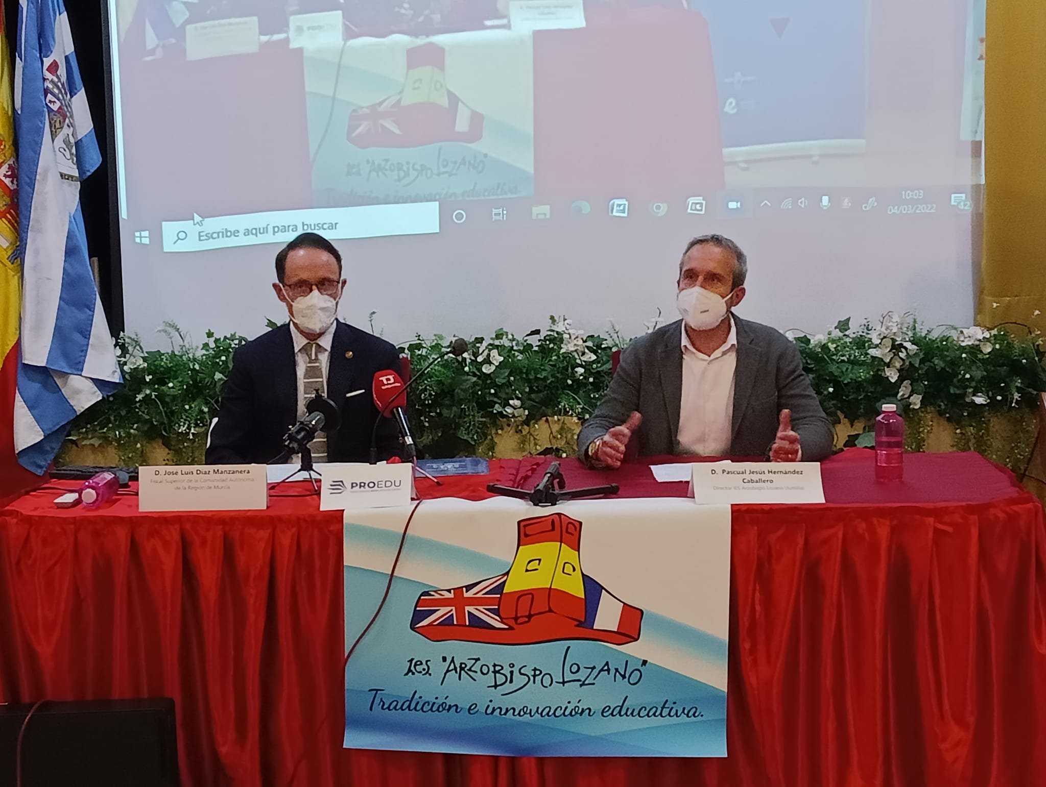 El fiscal superior de la Región, Díaz Manzanera, acerca la justicia a los alumnos del Arzobispo Lozano