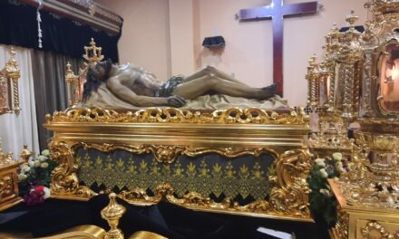 El Cristo Yacente será trasladado este sábado hasta su capilla de la iglesia de Santiago