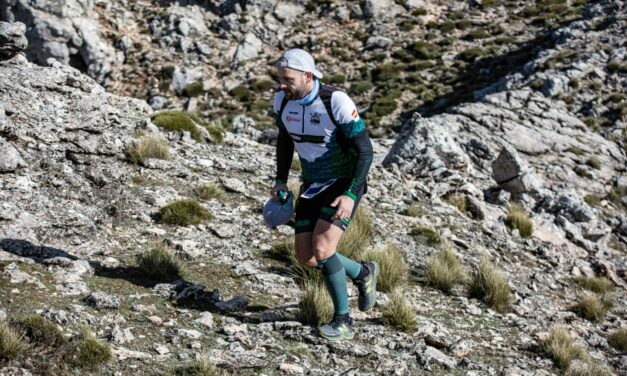 Juanjo Pérez, del Como Chotas, se hace la Trail de Villaverde de Guadalimar