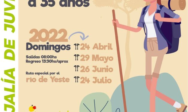 A final de este mes, prosiguen las rutas senderistas dirigidas a jóvenes