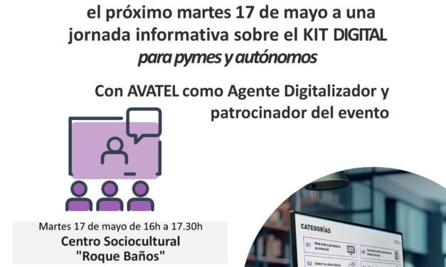 Esta tarde se celebra una jornada informativa sobre ayudas del Kit Digital para pymes y autónomos