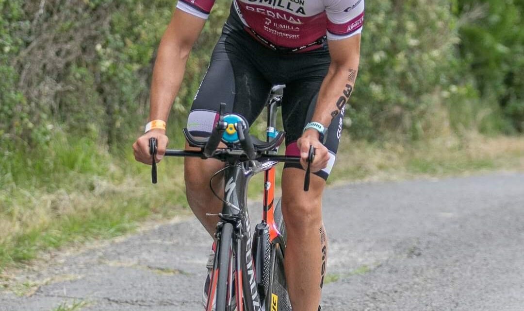 Guillermo Bernal, en el ‘triatlón de los triatlones’ celebrado en Zarautz