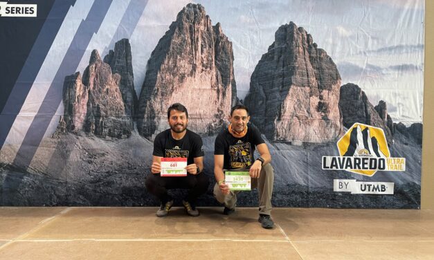 Álexis Gonzalo y Antonio Bleda, en la Ultra Trail de Cortina (Italia)