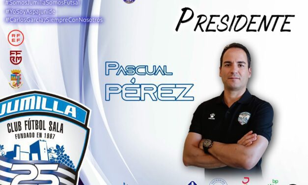 Pascual Pérez García es el nuevo presidente del Club Jumilla Fútbol Sala, por unanimidad