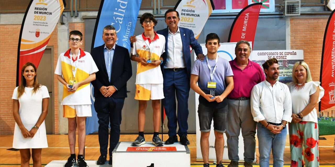 París Francisco Ortega y Carlos Molina, campeón y subcampeón de España de Ajedrez Sub 1700