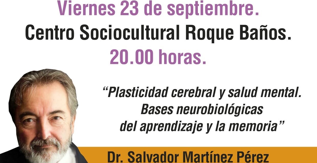 El investigador Salvador Martínez imparte esta tarde una charla sobre el cerebro, la memoria, el aprendizaje y la salud mental