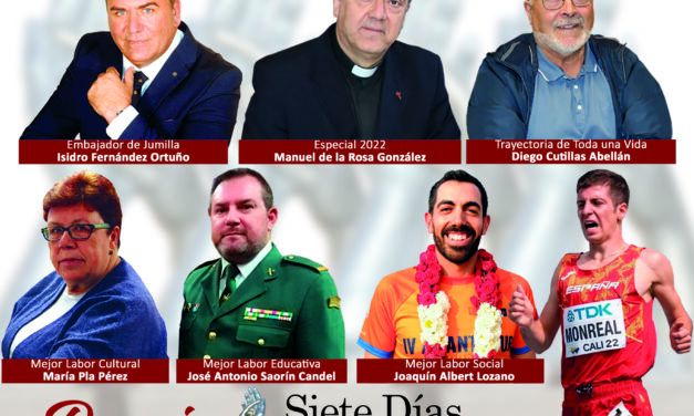 Los galardonados con los Premios Siete Días Jumilla 2022 ya tienen nombre propio