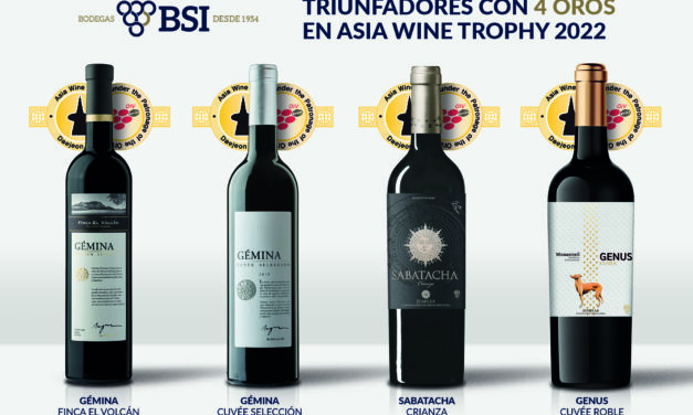 Bodegas BSI inicia el nuevo curso con cuatro oros en el prestigioso concurso Asia Wine Trophy 2022