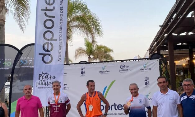 Pascual Burruezo, segundo en Veteranos en el Triatlón de San Pedro del Pinatar