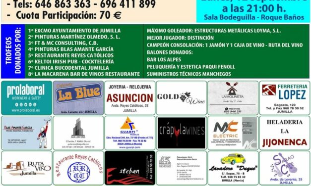 Hoy se entrega el Premio La Parra y el fin de semana siguiente se disputa el XXXII Torneo de Fútbol Sala